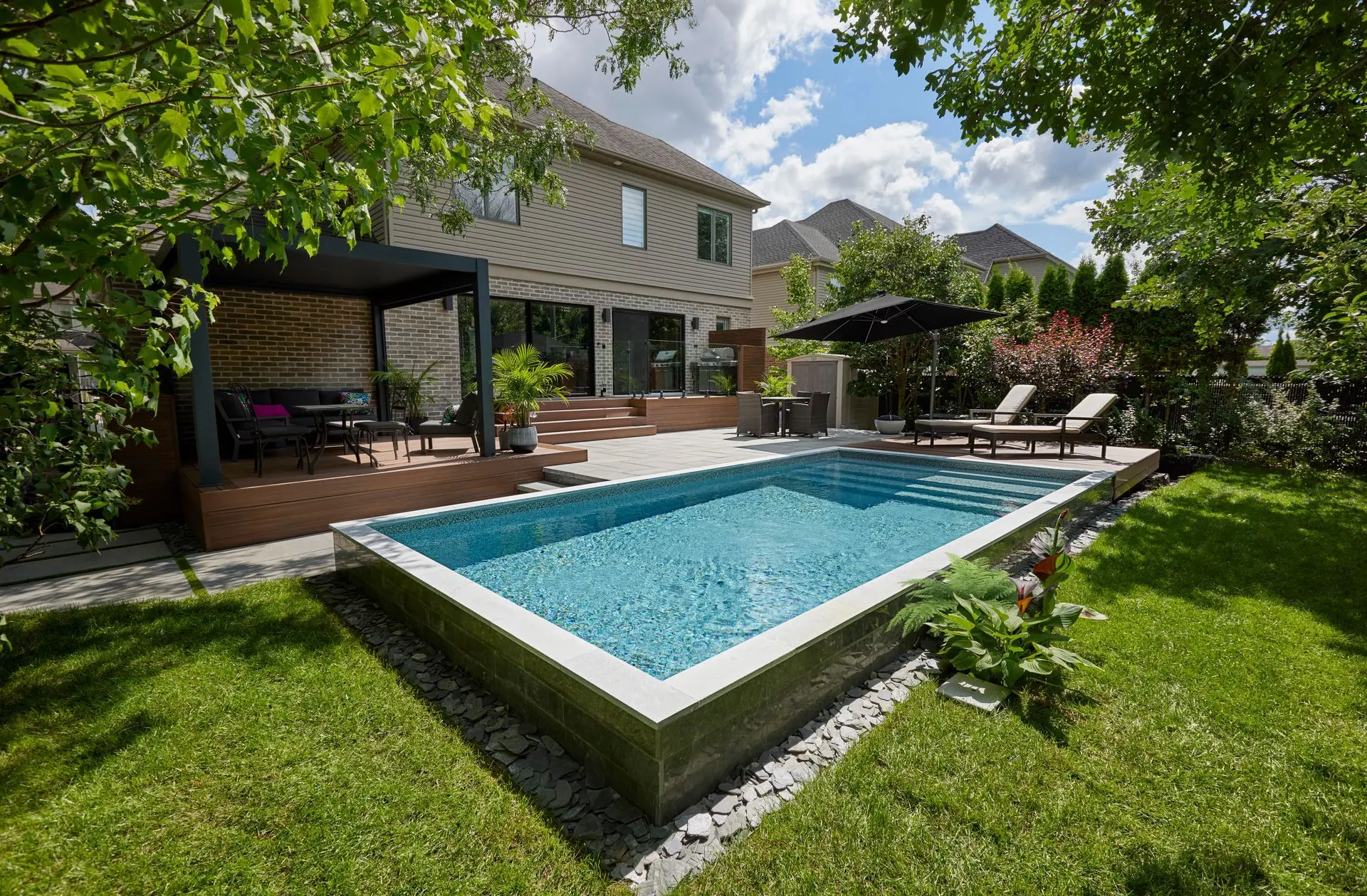 Semi-In-Ground Pool