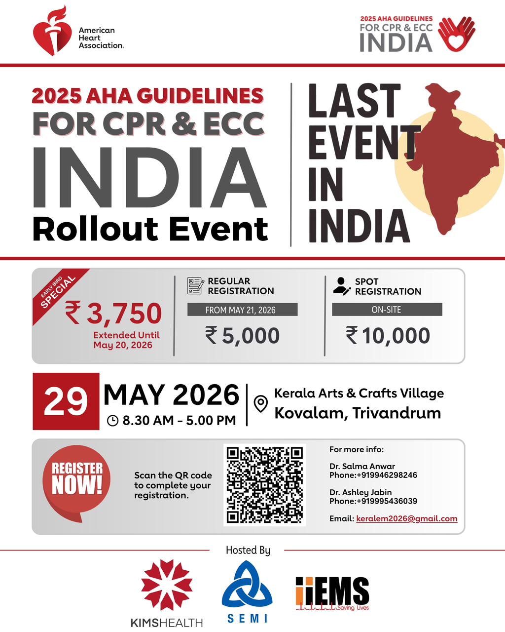 2025 AHA Guidelines for CPR & ECC - India Rollout Event