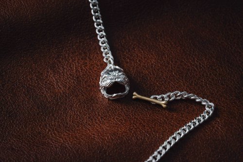 Regal Silver Lion Pendant Necklace