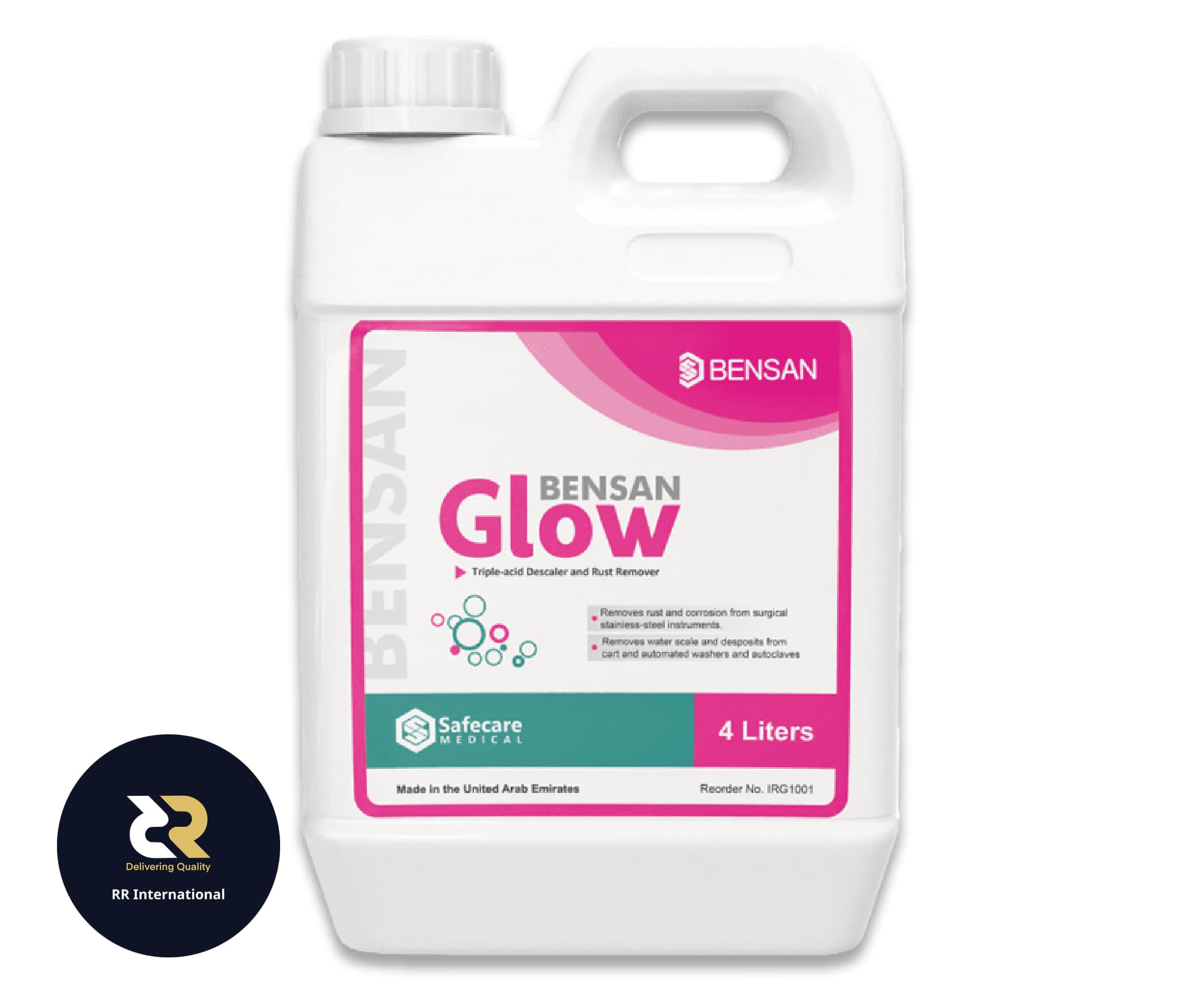Glow Concentrate 4L Triple Acid Rust Remover for Stainless Steel Instruments