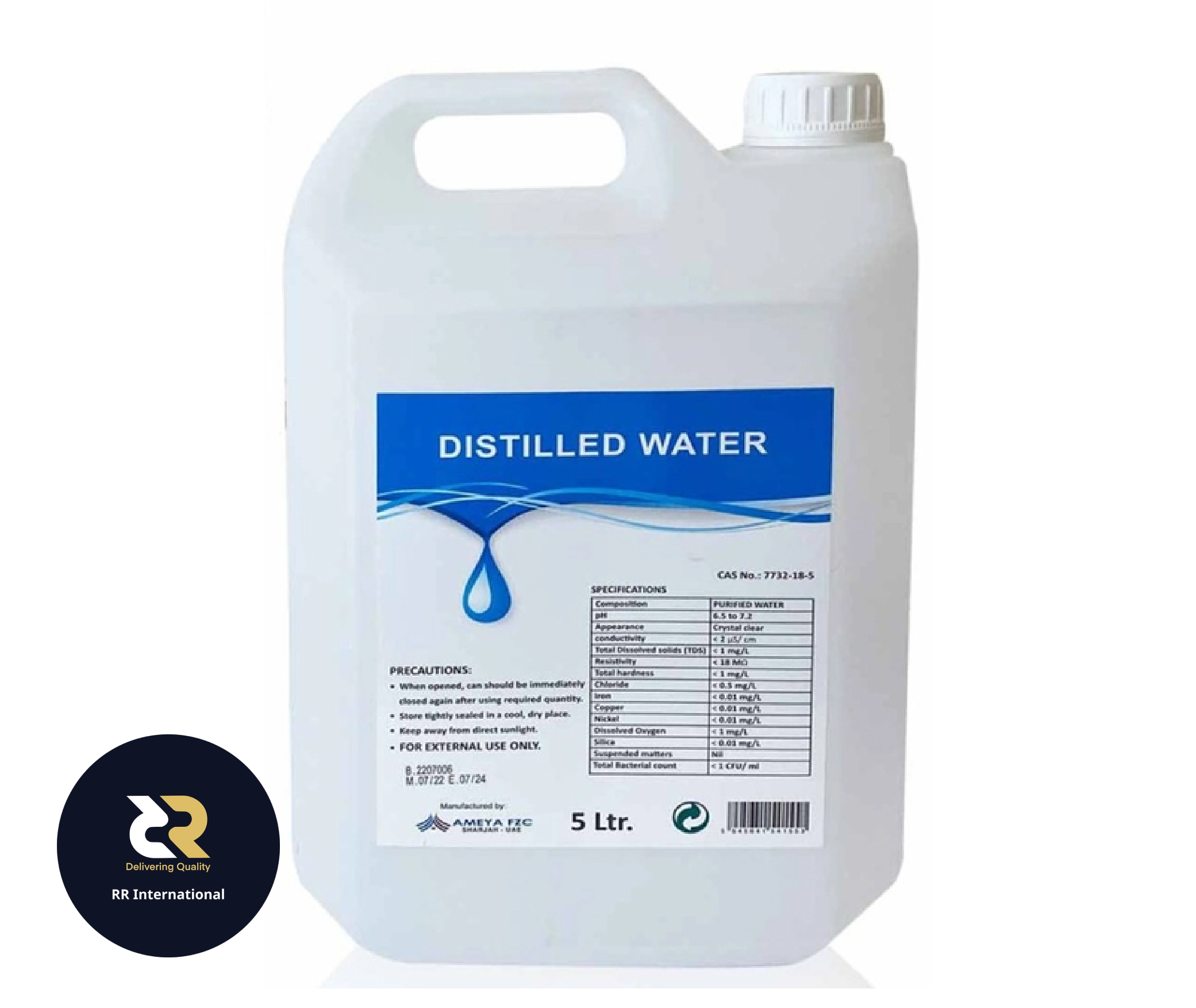 DISTILLED WATER 5 L
