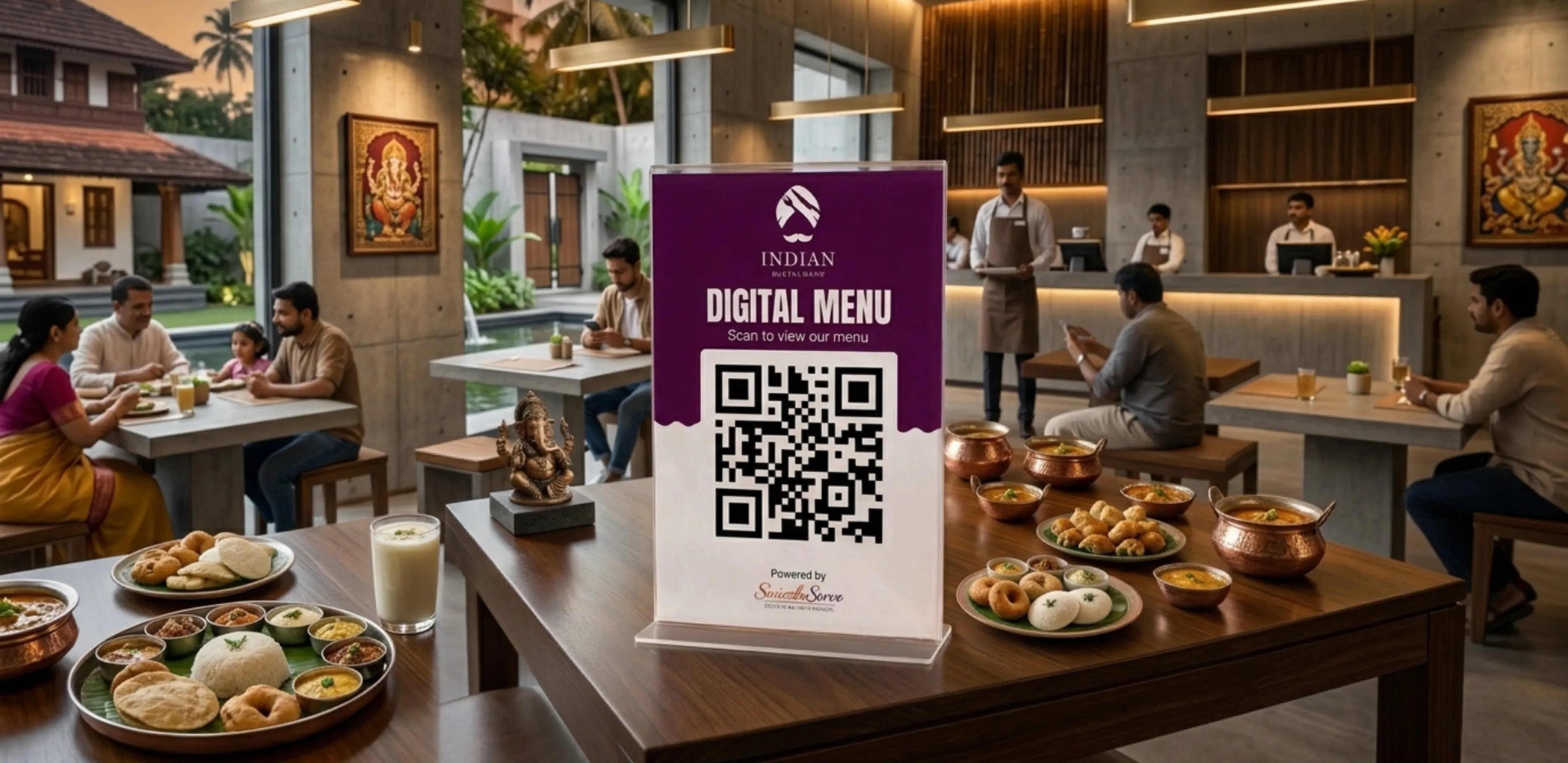 QR-Based Digital Menu